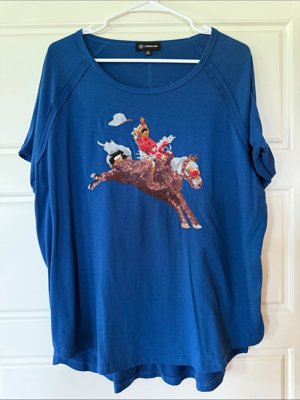 Merigold Kiss Western Sequin Tee